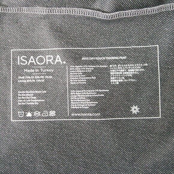 NWT ISAORA Dry Touch Training Pant Mens Size XL Heather Gray 4005 Athletic $195 - Picture 3 of 6